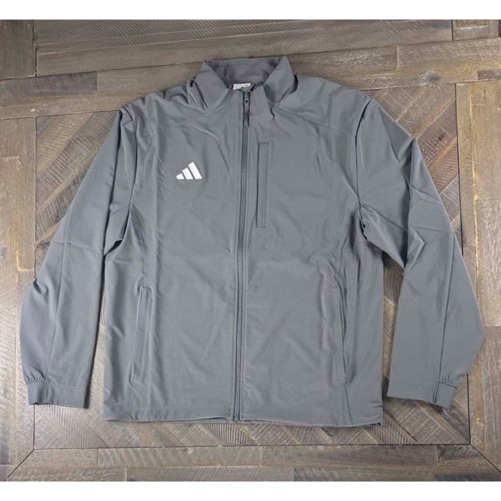 Adidas Mens Full Zip Woven Jacket JN4229 Training Warm Up Coat Medium NWT